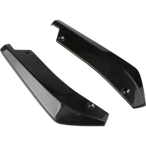 2Pcs Universal Car Rear Bumper Lip Spoiler Diffuser Splitter Scratch Protector for Honda CRV Accord Odeysey Crosstour FIT Jazz