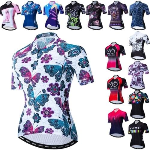 Weimostar Pro Cycling Jersey Women Team Sport Bicycle Clothing Maillot Ciclismo Breathable MTB Bike Jersey Cycling Shirt Maillot