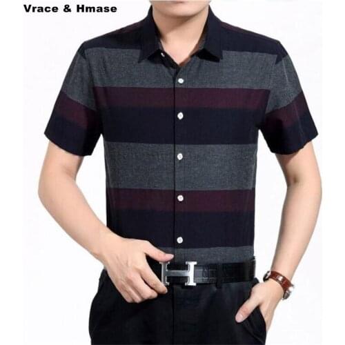 Vrace & Hmase Mens Striped T-shirts