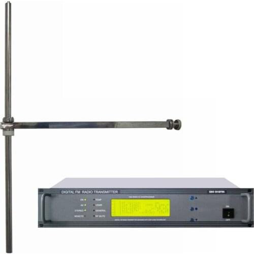 ZHC618F 300W FM Radio transmitter + FM-DV1 antenna +30 meters RF Cable for Radio Stadiu