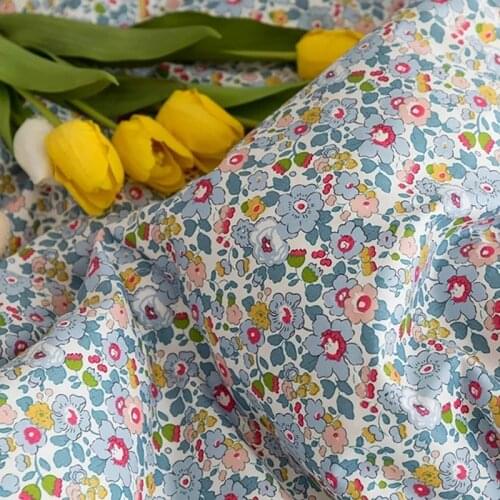 150x100cm Spring Summer Cotton Super Dense Poplin Sewing Fabric Making Womens Wear Dress DIY Children Clothing Clothes Cloth