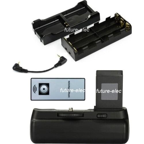 Battery Hand Handle Grip Pack For Canon EOS 1300D 1200D 1100D Rebel T6 T5 T3 KISS X50 Camera + Remote Control+ AA Battery Holder