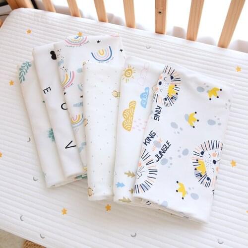 Swaddling Baby Blanket 100x100cm Combed Cotton Newborn Soft Blanket Infant Bedding Swaddle Wrap