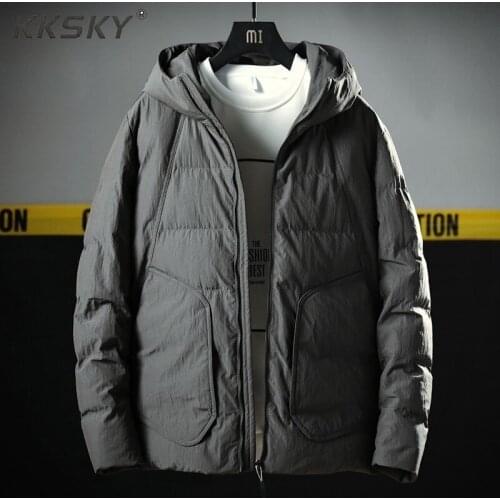 Kksky Men's Parkas With Fur