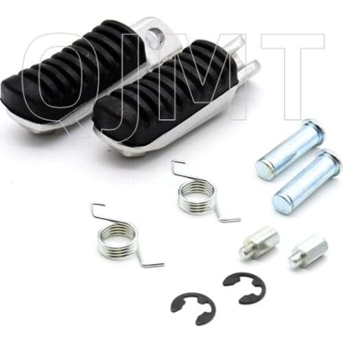 Motorcycle Foot Pegs Footrest Pedals For KAWASAKI ZRX400 ZRX1100 ZRX1200 ZRX 400 1000 1200 Z1000 Z750 2003 2004 2005 2006