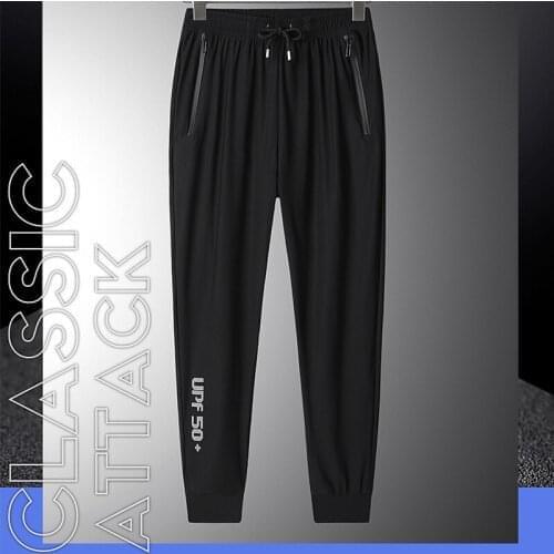 New Men Jogging Running Casual Pant Hip Pop Sweatpants Gym Fitness Trousers Training Sport Pant Joggers Ice Silk Loose Pants 6XL