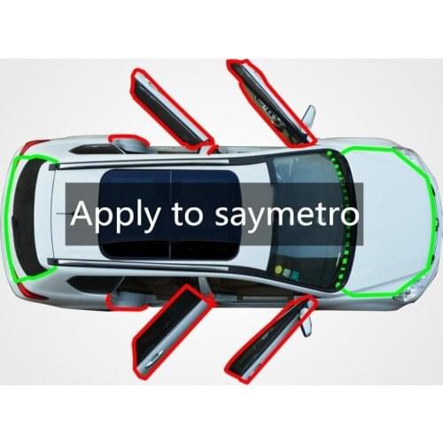 For nissan livina car door edge rubber seal Protection StripsGuard Trim Automobile Door Anti Collision Strip