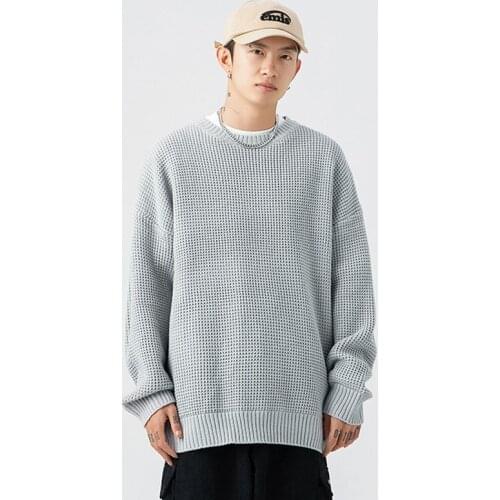 Sweater Cardigan Men Loose Hooded Pullover Spring Autumn Women Clothes Harajuku Vintage Plus Size Knitwear Casual Streetwear