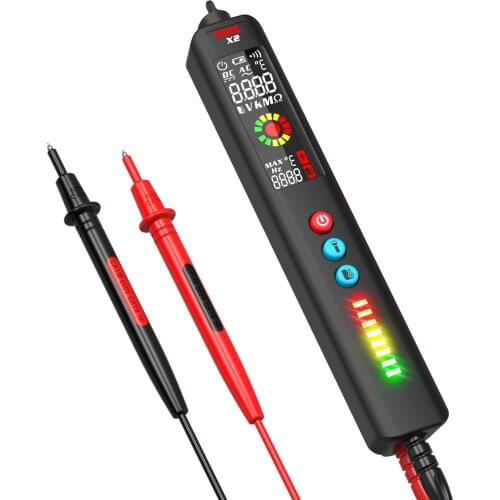 Bside X2 Voltage Tester Multimeter Infrared Temperature Meter Built NCV