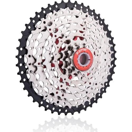 ZTTO 8 Speed 11-46T Bike Cassette flywheel Lightweight Large tooth Flywheel High-strength Steel Cassette MTB Road Freewheel