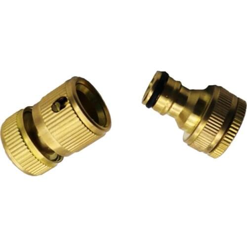 1 Set Of Copper Faucet Washing Machine Water Gun Fittings Standard Seal Fittings Hose Connectors For Irrigation Systems