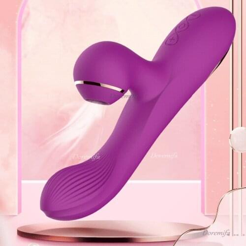 10 Frequency Vibration Sucking Vibrator Female Toy Masturbator Teasing Women G-Spot Dildo Sucking Sex Toy Adult Products for 18