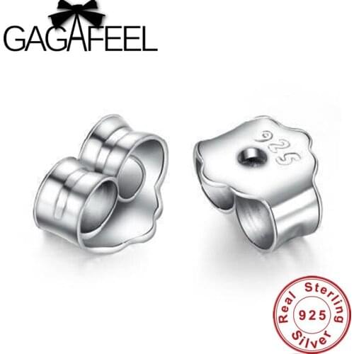10pcs/lot Hot Sale wholesale 100% Genuine 925 sterling silver accessories earring back for stud earrings / ear line YPJ-0001