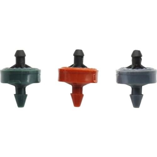 100 Pcs 2L 4L 8L Steady Flow Dripper Pressure Compensating Emitter Durable Drip Irrigation Water Regulator Steady Flow Dripper