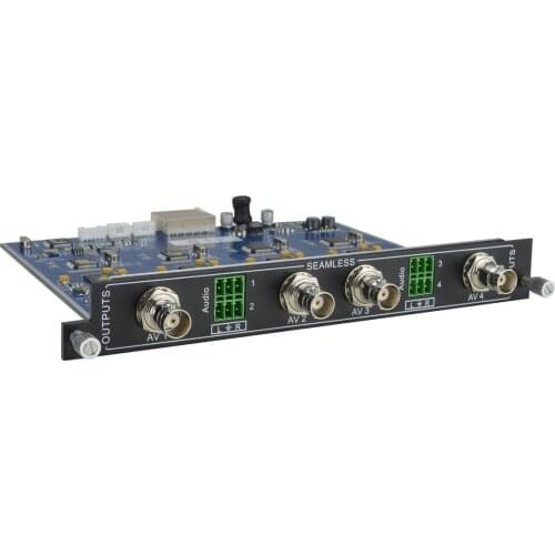 4 Channel AV Hybrid Matrix Input/Output Board Hybrid Matrix Switcher System CVBS Input Output Board
