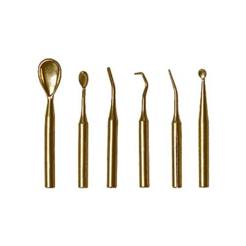 6pcs/set Wax Tip Pot for Dental Lab Electronic Waxer Wax Pen Pencil