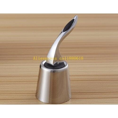 96pcs/lot Free Shipping High quality New Stainless Steel Reusable Sealed Red Wine Bottle Stopper Cap Plug
