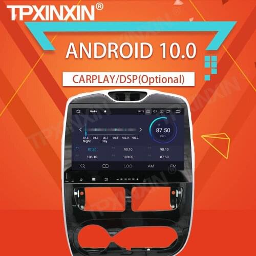 4+64G For Renault Clio 2013 - 2015 Android 10.1 inch Car Stereo Tape Recorder Multimedia Video Player GPS Navigation Head Unit