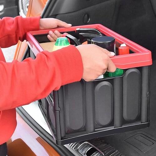 Car Storage Box Car Storage Tools Foldable Storage Box For Trunk Multifunctional Folding Storage Box Water Storage Box 55L