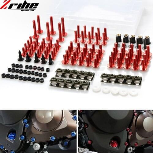 For Aluminum Motorcycle accessories Fairing Bolt Screw Fastener Fixation Modified Universal For Suzuki SFV650 GLADIUS SFV 650