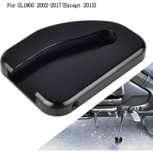 For Honda GL1800 Goldwing 1800 F6B 02-17 (Except 2015) Motorcycle Kickstand Foot Side Stand Extension Enlarge Pad Support Plate