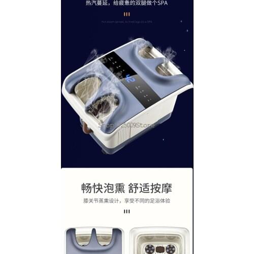 Double Couple Foot Bath Heating Constant Temperature Electric Massage Household Automatic Foot Bath Bubble Bucket Artifa