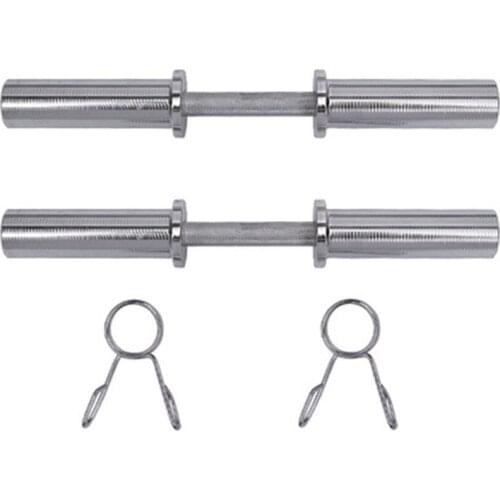 Aolin plating dumbbell bar big hole dumbbell set household bar Austrian bar special dumbbell game, barbell set