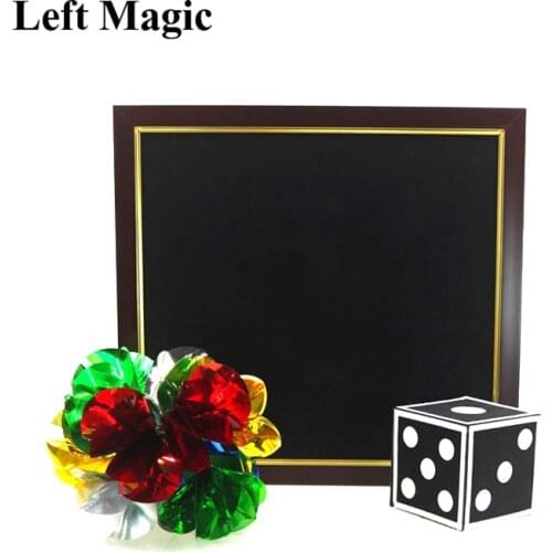 Funny Dice To Flower - Stage Magic Tricks Magic Props Magician Illusion Gimmick Puzzle Toys