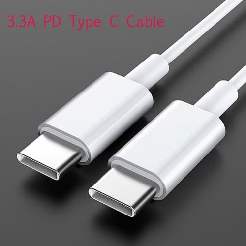 Huawei 1.8m PD Fast Charging Cable 3.3A Type C to Type C Data Line For Mate 30 40 P30 P40 Matebook E X Pro 13 Macbook 2018
