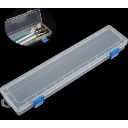 1Pc Brush Painting Pencils Storage Box Watercolor Pen Container Drawing