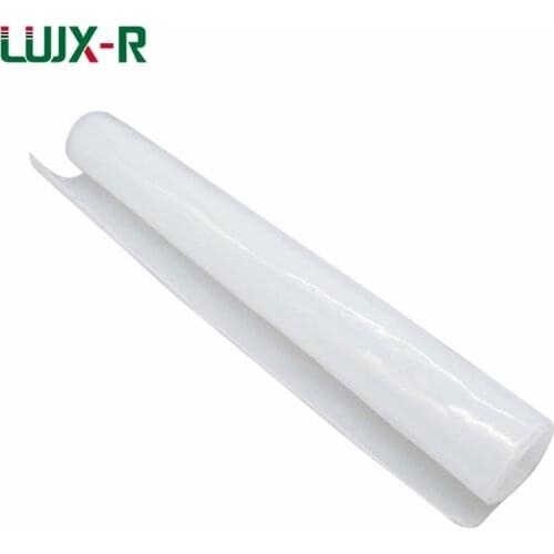 LUJX-R 1mm Silicone Rubber Sheet White Plate 250x250mm Mat Silicone Sheets For Heat Resist Cushion Sealing Film VMQ Food Grade