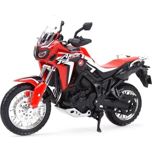 Maisto 1:18 Honda Africa Twin DCT Die Cast Vehicles Collectible Hobbies Motorcycle Model Toys