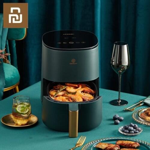 Xiaomi Liven 2.5L Multifunction Air Fryer Oil Free Air Fryer Smart Menu Health Fryer Pizza Chicken Chips Cooker Touch Control