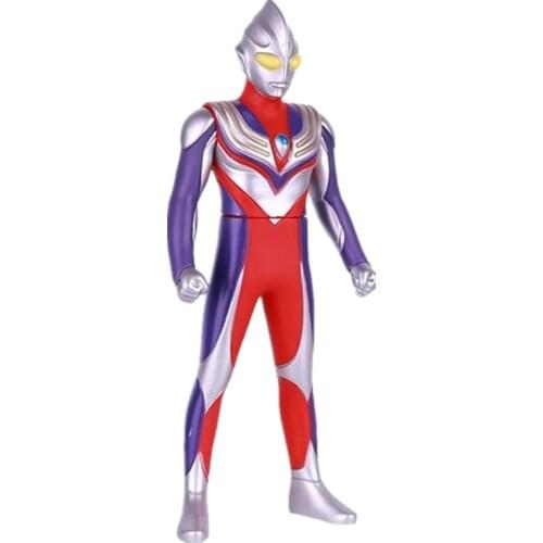 13cm 23cm 30cm Soft Rubber Compound Type Ultraman Tiga Uperman Universe Galactic Hero Children Toy Model