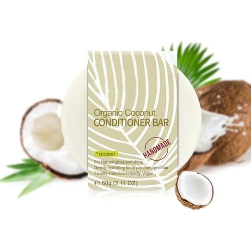 Organic Coconut Shampoo Bar Soap Hair Growth Conditioner Restoration Hand-made Soap For Hair Protection Artisanal Soaps