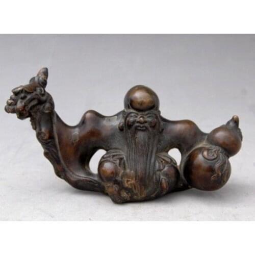 Rare Old MingDynasty copper Brush shelf, with Mark,19cm Long, best collection&adornment free shipping