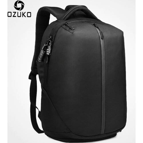 OZUKO Anti Theft Laptop Backpack USB Charging School Bag Men 15.6 Waterproof Backpacks for Teenage Fashion Male Mochila Travel