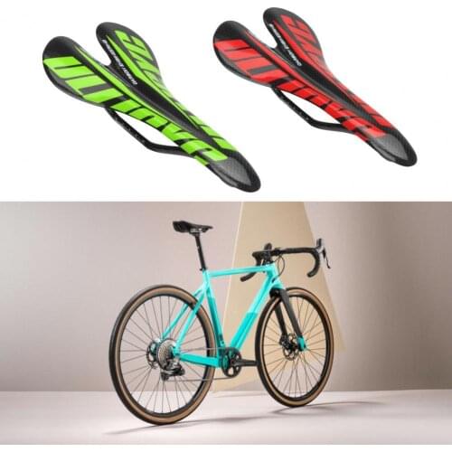 Bike Seat Bicycle Saddle Shock Absorbing Breathable Accessory Highway 3K Open-seat Cycling Seat Saddles for Racing