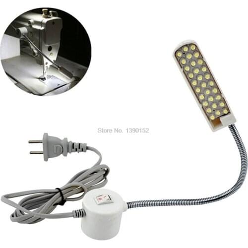 DHL 100 Super Bright 30 Lamp Beads LED Light For Home Working Sewing Clothing Machine Accessories shoe Sewing