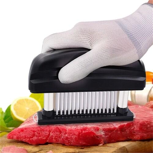 Meat Tenderizer 48 Stainless Steel Blades Tender Meat Hammer Beaf Steak Chop Breast Tenderizers & Pounders Kitchen Cooking Tools