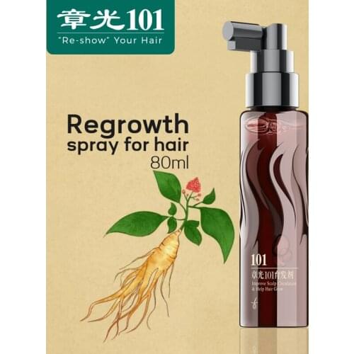 ZHANGGUANG 101 For Hair Growth Spray Plants Essence 80ml Hair Regrowth Treatment Products Hair Care and Scalp Treatment