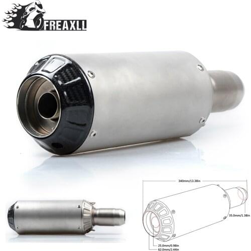 36-51MM Universal Motorcycle Exhaust Carbon Motorbike Exhaust Pipes Bike Muffler For Honda msx 125 ABS 990 Super