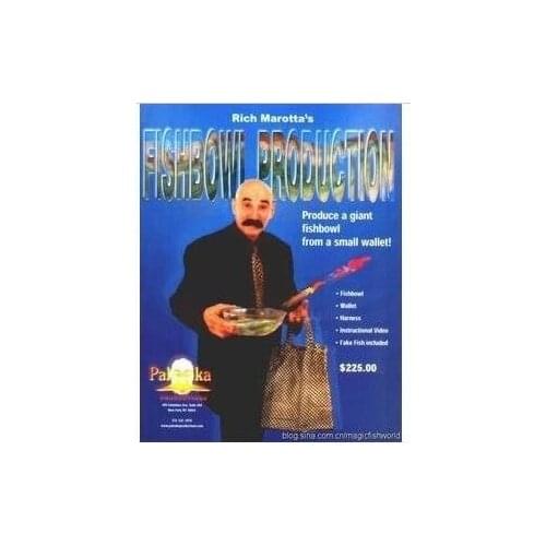 1pcs Fish Bowl Production street stage close up magic trick 83158