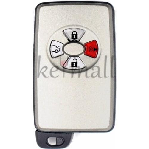 KEYECUKEYECU Replacement for Toyota Avalon Camry Corolla Yaris Remote Key Case Fob 3B+Panic