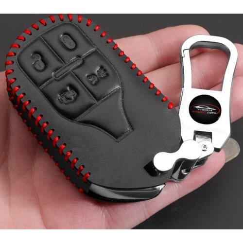 Leather key case For Maserati quattroporte Ghibli GT GC all-inclusive key protective shell male car accessories for girls