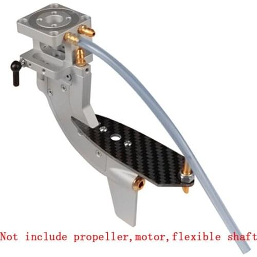 Simulation Boat Stern Engine with Steering Function F3 Electric Boat Model Parts Rudder Propeller