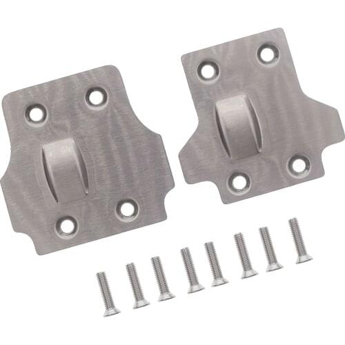 Upgrade Metal Remote Control Front Rear Skid Plate 1/8 Car SUV Protect Chassis Reduce Damage Car Hobby Vehicles Parts