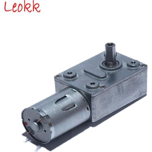 DC 12V Reduction Motor, High Torque Turbo JGY-370 Worm Geared Motor for Range Hood Nesting Machine Smart Equipment