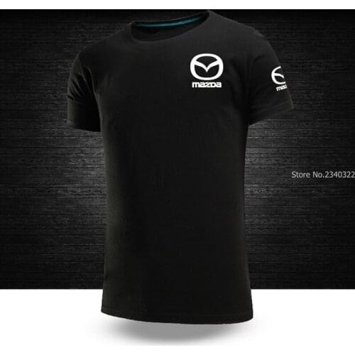 The New Fashion round Neck Patten Print Mazda T-shirt Tops Tee shirt For Women and man