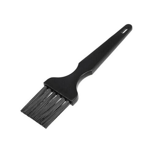Plastic Handle ESD Anti Static Conductive Brush 6 Holes Black
